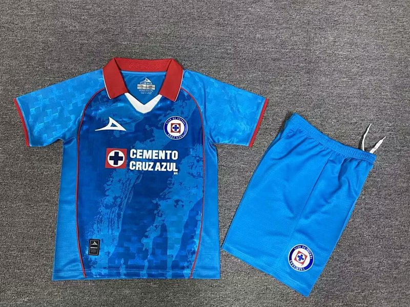 Niño_Kids Cruz Azul Special Soccer Uniform 25